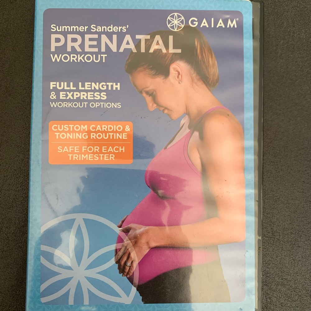 Summer Sanders pregnancy DVD workout 📀💕